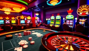 Experience thrilling betting action at KKWIN, featuring poker chips and digital game interfaces.