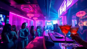 上海夜生活展现日常娱乐八卦：每日大瓜、黑料合集，气氛热闹，聚会者与DJ。