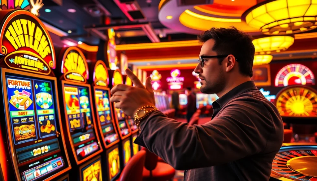 Rasakan sensasi slot depo 5k dengan suasana kasino yang hidup dan para penjudi yang antusias.