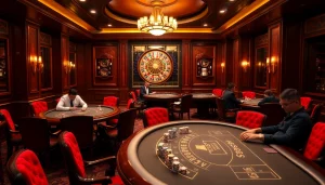 Experience high-stakes poker action at 388bet with an elegant casino atmosphere filled with excitement.