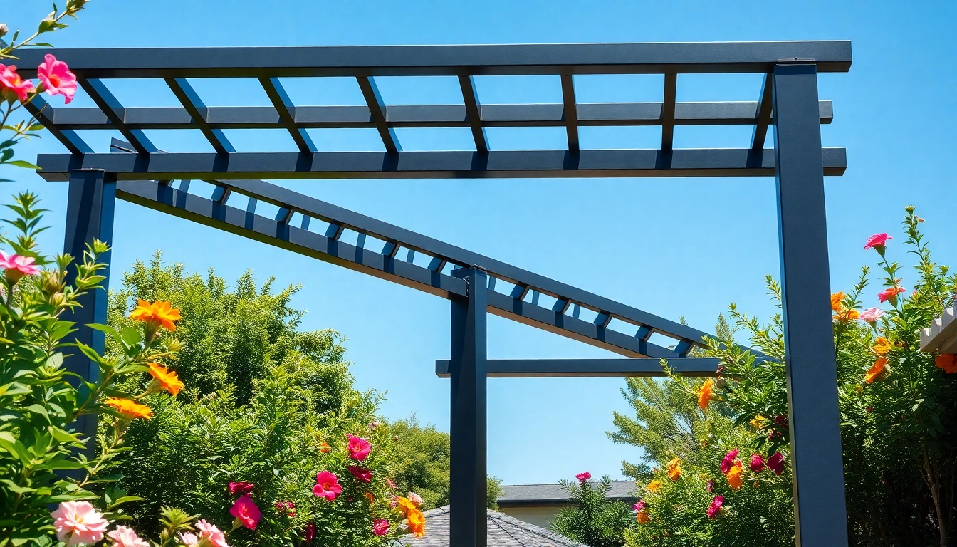 Elevate Your Outdoor Space with a Modern Steel Pergola: Design and Benefits