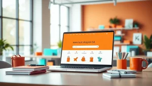 Engaging digital workspace highlighting www.tuut.shop/en-SA with vibrant product displays.