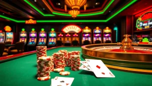 Experience the thrill of gambling at trang chủ thabet with vibrant casino tables and exciting games.