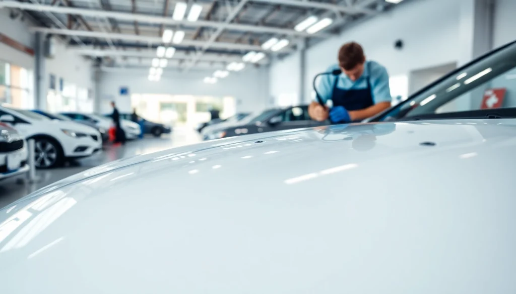 Achieve the best car detailing Chattanooga TN with a professional showcasing a shiny auto detail.