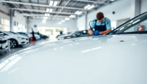 Achieve the best car detailing Chattanooga TN with a professional showcasing a shiny auto detail.