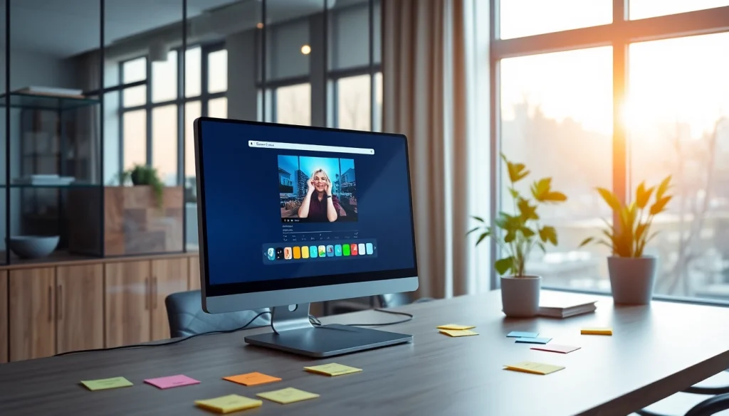 Transform video to prompt with advanced AI technology in an innovative workspace.