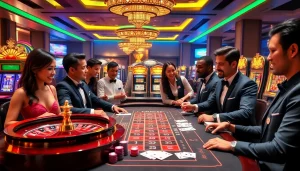 Experience thrilling online gaming at https://rr99.center/ with vibrant casino tables and engaging players.
