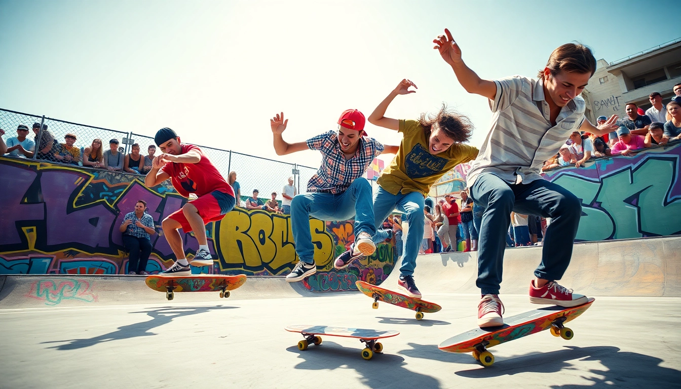 Pratique de l'Ecole de skateboard Paris avec des jeunes skateurs sur une rampe animée.